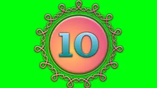 10 Sec Countdown Timer Green Screen Timer ⏰ NO COPYRIGHT