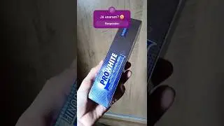 Pasta de dente HINODE PRO WHITE #resenha #hinode #pastadedente