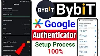 Bybit me Google Authenticator Setup kaise kare | bybit Google Authenticator Setup Process