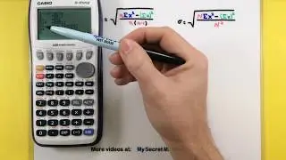 Statistics - Calculating standard deviation using a Casio fx-9750Gii calculator