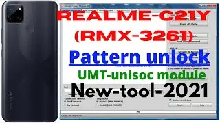 REALME C21Y (rmx-3261) pattern unlock with umt dongle new tool-unisoc module done:-100%