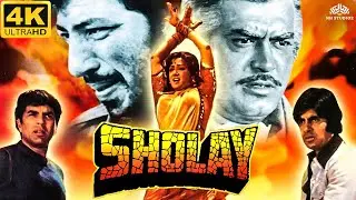 SHOLAY FULL MOVIE (4K) | Amitabh Bachchan, Dharmendra | Biggest Blockbuster of Indian Cinema