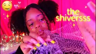 ASMR for deep sleep & shiversss..🤤🕷️💕(spider webs, spiders crawling up, mouth sounds..🐍🌸)