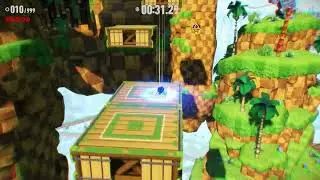 Sonic Frontiers Cyberspace 3-1 Speedrun 00:39.79
