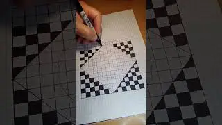 How to draw an optical illusion of multiple figures #shorts #viralvideo #art #trend