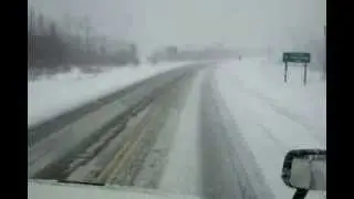 Driving truck in Western Ontario,Kapuskasing,May 12 2013