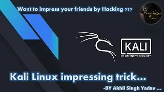 Kali Linux || How to impress your friend by Hacking || Kali Linux Tutorial || What's app status.