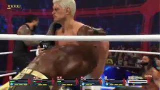 WWE 2K24 / 6 Man Fight / Gameplay 120fps4k