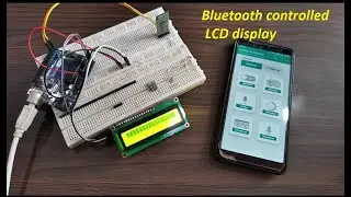 Bluetooth Controlled LCD Display Using Arduino Uno