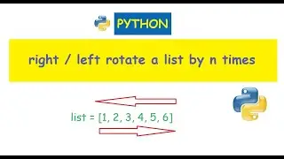 Python : left shift or right shift a list by n - times given. (rotate a given list by n times)