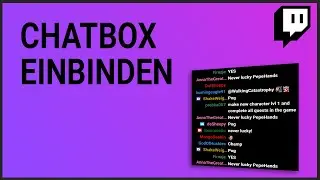 Chatbox in Twitch Studio einfügen