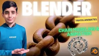 Realistic Chain Animation in Blender (Beginner Friendly) #tutorial #trending #3dmodeling #animation