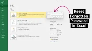 How to Reset Forgotten Excel Password