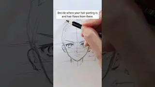 How to draw anime face | Basic face anatomy 