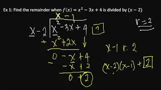 Remainder Theorem