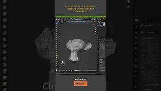 Blender Tip Remesh Object Shortcuts | AR3Designs Daily Blender 3D Tips