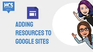 How to add resources to Google Sites | Google Sites Tutorial