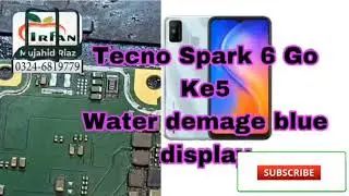 Tecno Spark 6 Go Ke5 Black Screen || Tecno Spark 6 Go Blue Display || only one Solution