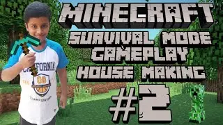 Minecraft Survival Mode Gameplay | Playing Minecraft In Survival Mode | Fun Learning With Kasinath