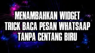 Mudah membuat pesan Whatsapp tidak ceklis biru meski sudah dibaca, tanpa tambahan aplikasi apapun.