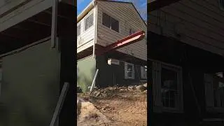 We LIFTED the HOUSE! #homeimprovement #renovation #construction