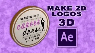 How to Make a 2D Logo 3D in After Effects!