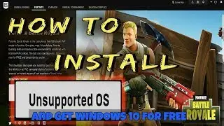 How to FIX Unsupported OS in Fortnite