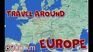 Travel around EUROPE by car 8000km | Danmark - France