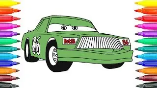 How To Coloring Cars Chick HicksColoring Pages How To Paint Chick HicksFunny Coloring Book