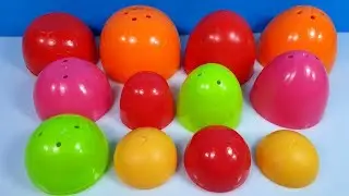 6 Surprise eggs  and one toy for BABY