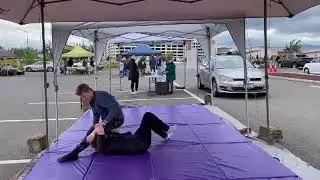 Jiu Jitsu at the Cowlitz Youth Program.