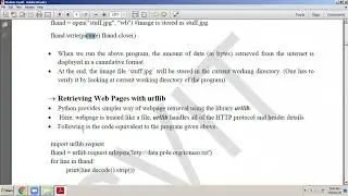 Python Application Programming - Module 5 - URLLIB