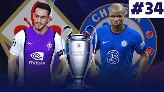 🔥 SERIES FINALE 🔥UCL FINAL vs CHELSEA | PES 2021 Fiorentina Master League | Full Manual | #34