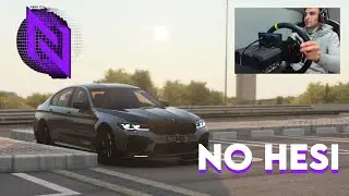 Assetto Corsa No Hesi Gameplay! | Street Racing, Insane Traffic Server | Steering Wheel
