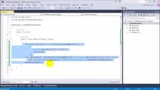 Asynchronous Programming using C#: Lesson 3 - Task Relationships