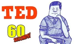 How to Draw - TED (60 Seconds!) #29 /// Как нарисовать - ТЕД (60 Seconds!) #29