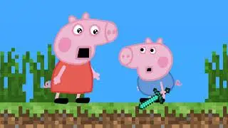 Peppa vs Minecraft Animation