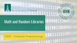 6.2 Python Libraries - Math and Random