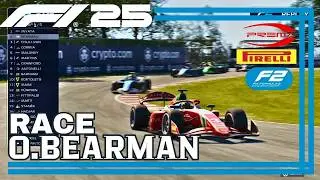 F1 25 - Oliver Bearman - PREMA Racing - F2 RACE HIGHLIGHTS - F1 2025 Gameplay