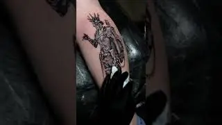 Татуировка Дэдпул стимпанк . Tattoo Deadpool steampunk