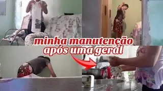 MINHA MANUTENÇÃO NA CASA PARA MANTER TUDO LIMPO E ORGANIZADO.