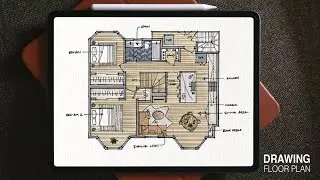 How to draw an interior floor plan on the iPad?