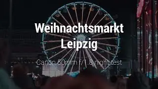 Canon EOS 200D / SL2 + 50mm f/1.8 Low light CINEMATIC VIDEO TEST