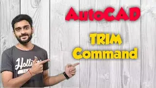 How to Trim a line in Autocad? | TRIM Command | PART 13