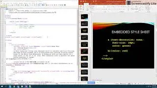 HTML - Unit 7 Lesson 3A - Coding an Embedded Style Sheet