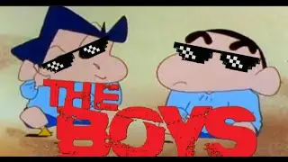 THE BOYS MEME | shin chan thug life | shinchan funny moment |