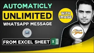 How to send whatsapp message with excel | bulk whatsapp message with excel free unlimited