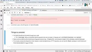 Python Unit Tests