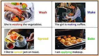 Cooking Verbs in English | Cooking English With Sentences | Cooking Vocabulary