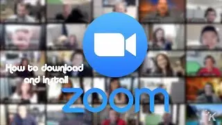 How to download and install Zoom meeting.